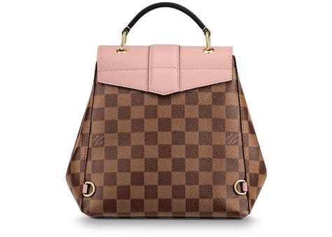 louis vuitton backpack clapton damier ebene pink|louis vuitton clapton backpack.